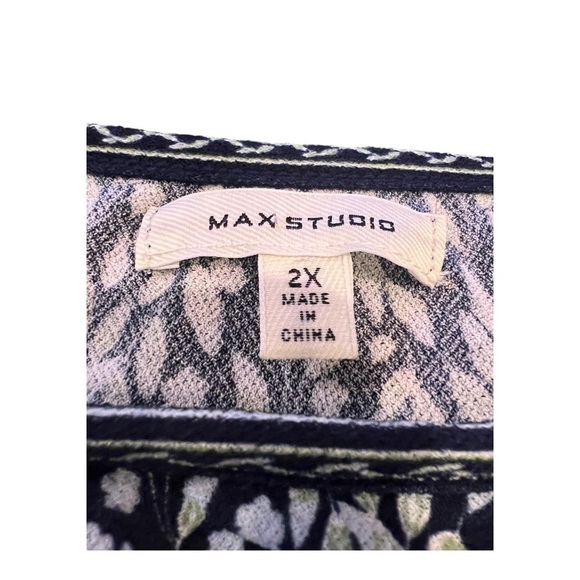 Max Studio Peasant Tunic Top 2X - Picture 5 of 10